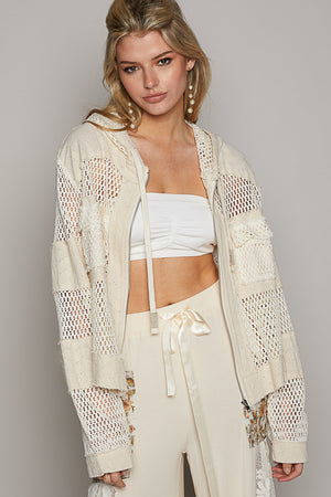 Runaway Bride Fishnet Jacket (2 colors)