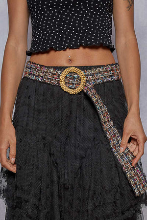 Tenley Tweed Multi-color Belt (chanel inspired)