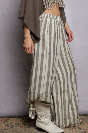 Sandra Striped Button Down (Matching set-Sold seperately)
