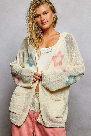 Pretty Flowers light Cardigan