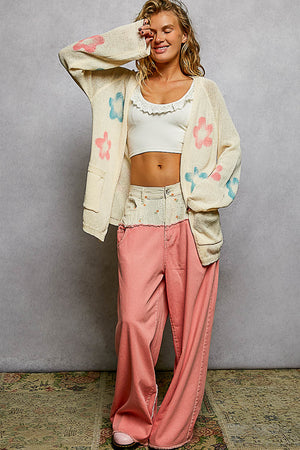Pretty Flowers light Cardigan