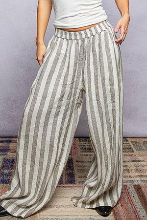 Sandra Striped Button Down (Matching set-Sold seperately)