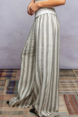 Sandra Striped Button Down (Matching set-Sold seperately)