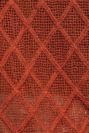 Danny Diamond Weave Crochet Top