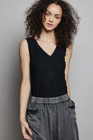 Lilly Lace V-neck Tank Top