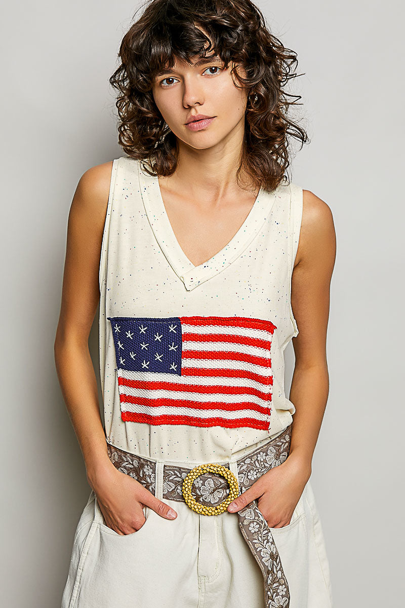 Fiona Flag Patch Tank
