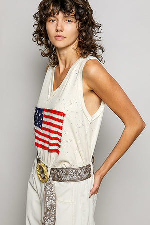 Fiona Flag Patch Tank