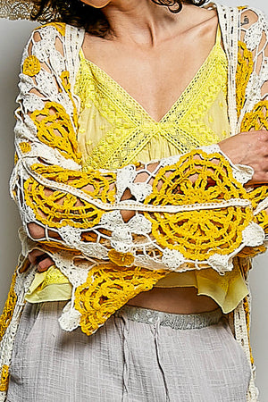 Crochet Maxi Cardigan