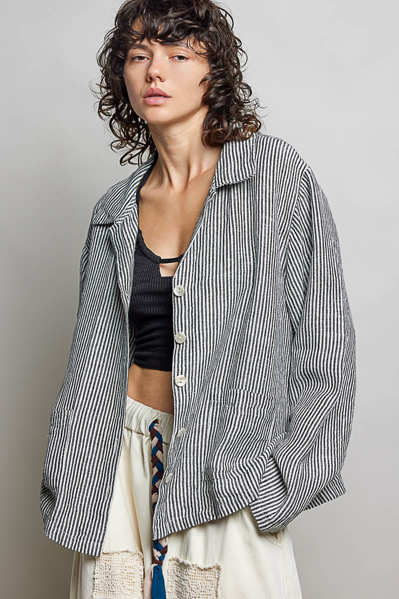 The Heidi Linen Like oversized Blazer