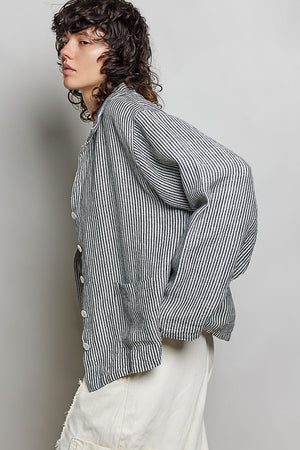 The Heidi Linen Like oversized Blazer