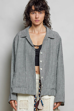 The Heidi Linen Like oversized Blazer