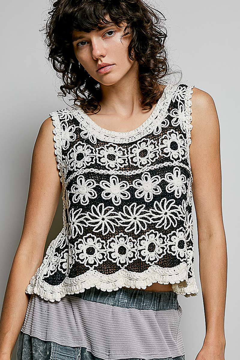Clara Crochet Tank Top