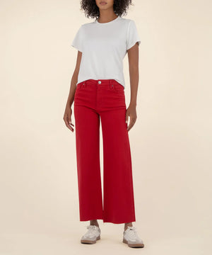 Meg High Rise Dark Red Jeans