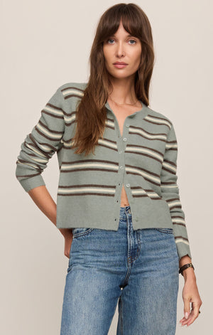 Medina Striped Cardigan By Z Supply