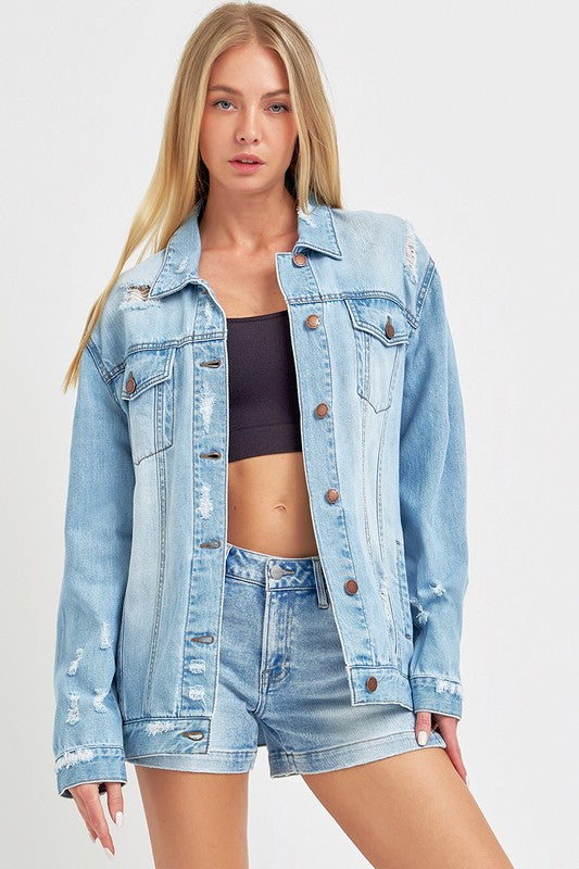 The 90's Loose Fit Denim Jacket