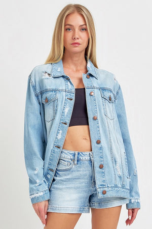 The 90's Loose Fit Denim Jacket