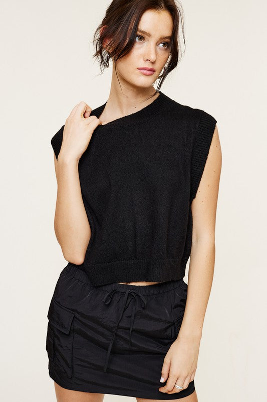 Best Selling Valarie the Sweater Vest Solid Knit (4 colors)