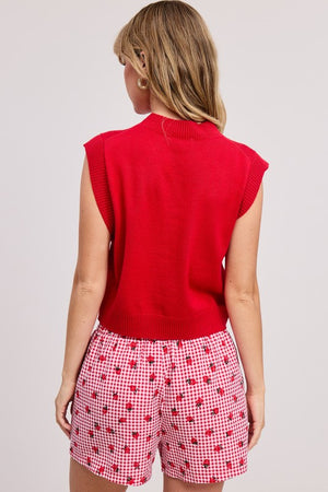 Best Selling Valarie the Sweater Vest Solid Knit (4 colors)