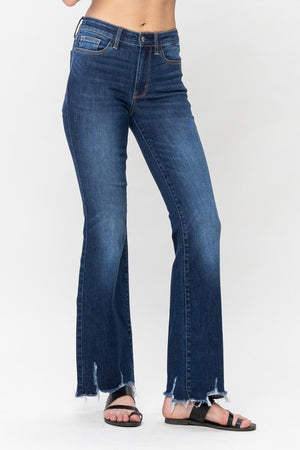 RESTOCK Best seller- Brynn Low Rise Distressed Bottom Jeans