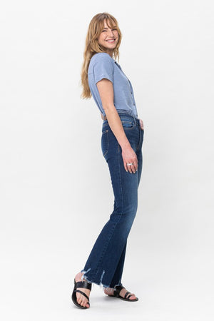 RESTOCK Best seller- Brynn Low Rise Distressed Bottom Jeans