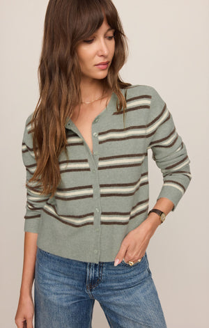 Medina Striped Cardigan By Z Supply