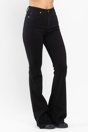 Best Seller Baby Baby Black Tummy Control Jeans (cut hem flare)