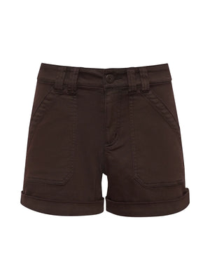 The Wander on Shorts in Chocolate Brown