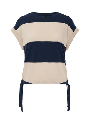 All Day Ruched Elevated organic cotton tee