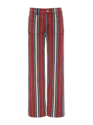 Sally Striped Mariner Denim Jeans