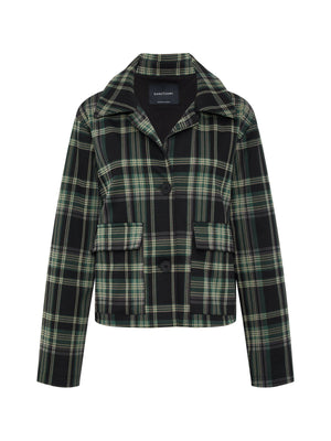 Avid Evergreen Plaid Jacket