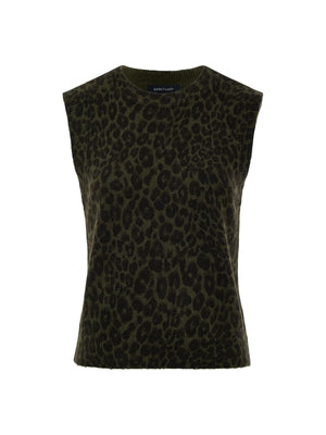 Soft Printed Shell Sweater Kalamata Leo