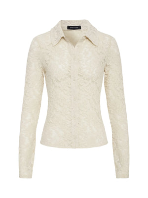 Dreamer Lace Button Down Shirt