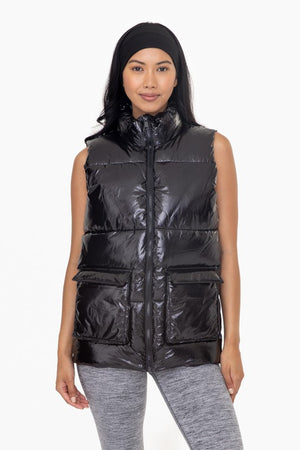 Virginia Versatlie Faux Patent Vest