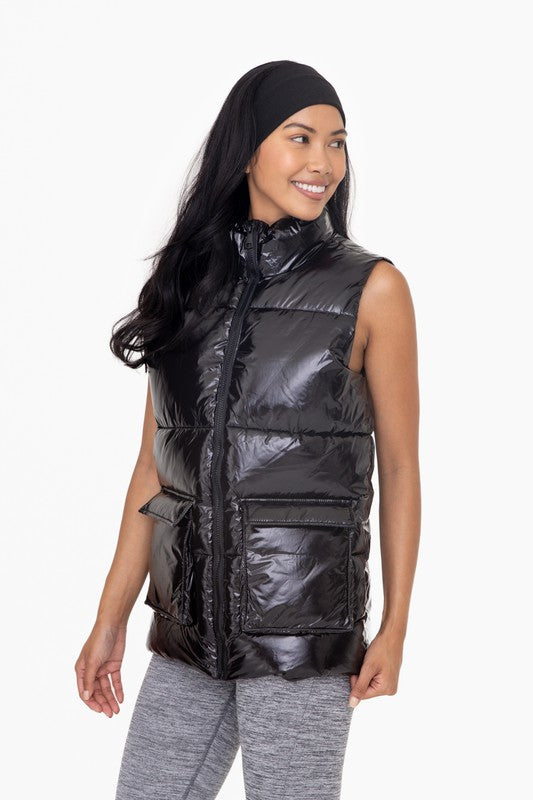 Virginia Versatlie Faux Patent Vest