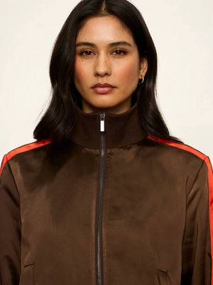 On Track Satin Jacket and Joggers (sold separately)