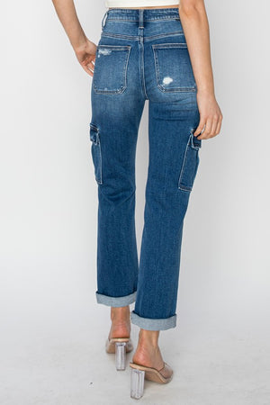 Fashion Fix Cargo Denim Stretchy Jeans!