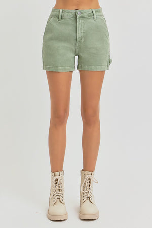 Susie Carpenter Olive Shorts
