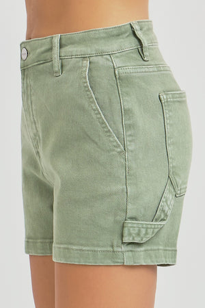 Susie Carpenter Olive Shorts