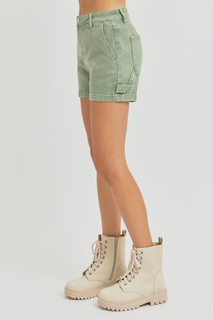 Susie Carpenter Olive Shorts