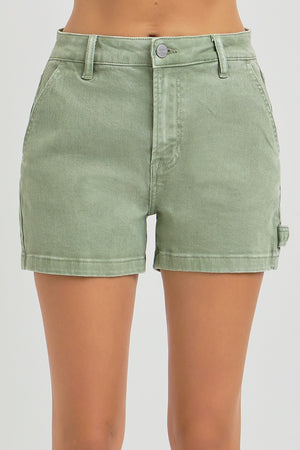 Susie Carpenter Olive Shorts