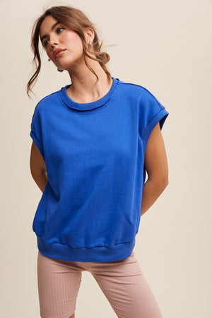 Theodore Short Sleeve boxy crew neck