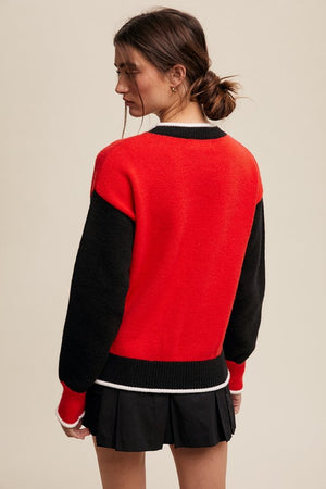 GAME DAY Football Knit sweater