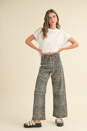 Lindsey Leopard denim Pants