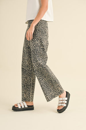 Lindsey Leopard denim Pants