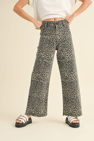 Lindsey Leopard denim Pants