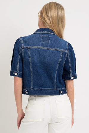 Emmy Updated Short Sleeve Denim Jacket (2 COLORS)