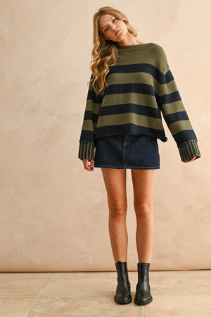 Speak Out Striped Sweater