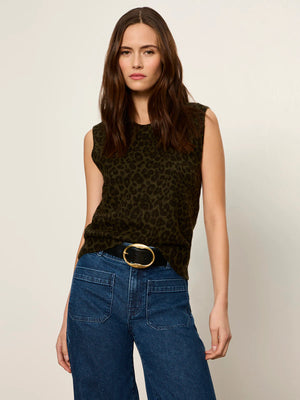 Soft Printed Shell Sweater Kalamata Leo