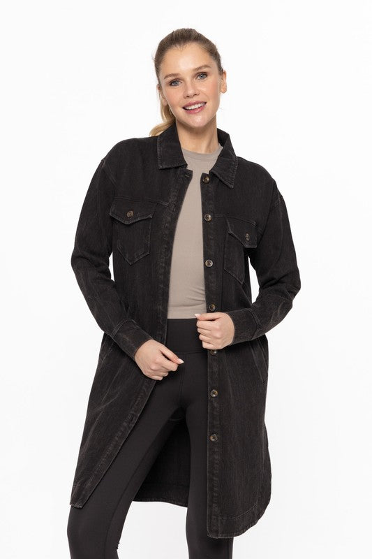 Delilah Delectable Washed Twill Jacket/Dress (restock)