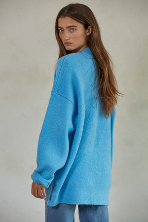 BEBE V-neck Electric Cardigan